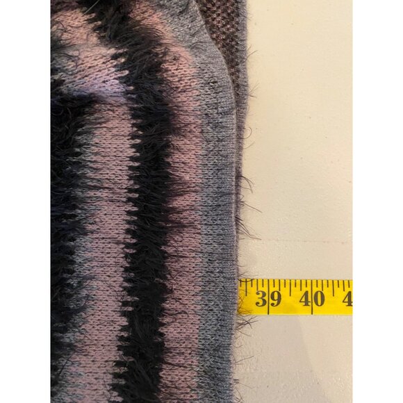 Vertigo Hooded Cardigan Sweater Floral & Geometric Pattern Small - Picture 5 of 8